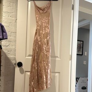 Astr Pink Floral Maxi Dress